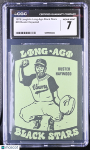 1978 Laughlin Long-Ago Black Stars Buster Haywood #20 CGC 7 Indianapolis Clowns