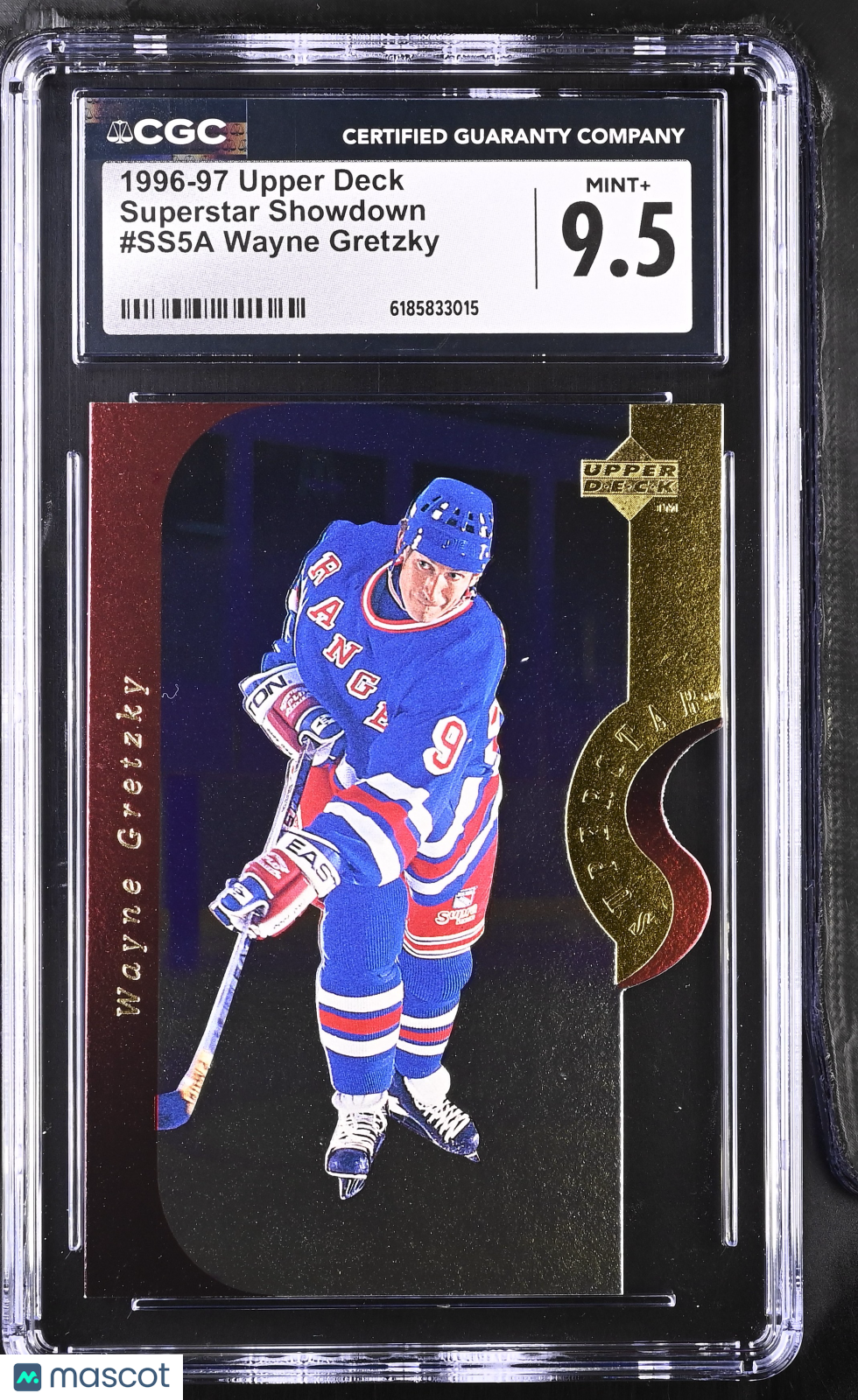 1996-97 Upper Deck Wayne Gretzky Superstar Showdown #SS5A CGC 9.5 Rangers