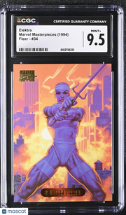 1994 Fleer Marvel Masterpieces Elektra #34 CGC 9.5