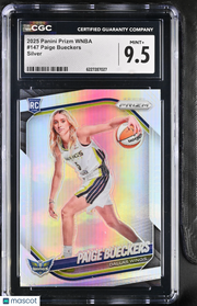 2025 Panini Prizm WNBA Paige Bueckers Silver Rookie #147 CGC 9.5 Dallas Wings
