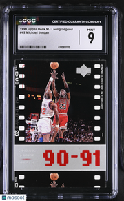 1998 Upper Deck MJ Living Legend Michael Jordan #49 CGC 9 Chicago Bulls
