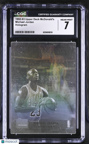 1992-93 Upper Deck Mcdonald's Michael Jordan Hologram CGC 7 Chicago Bulls