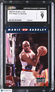 1992-93 Skybox Usa Magic on Barkley #101 CGC 9 Philadelphia 76ers