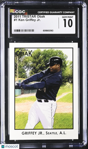 2011 Tristar Obak Ken Griffey Jr. #1 CGC 10 Seattle Mariners