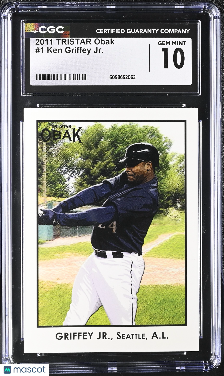 2011 Tristar Obak Ken Griffey Jr. #1 CGC 10 Seattle Mariners