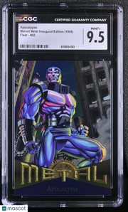 1995 Fleer Marvel Metal Inaugural Edition Apocalypse #82 CGC 9.5