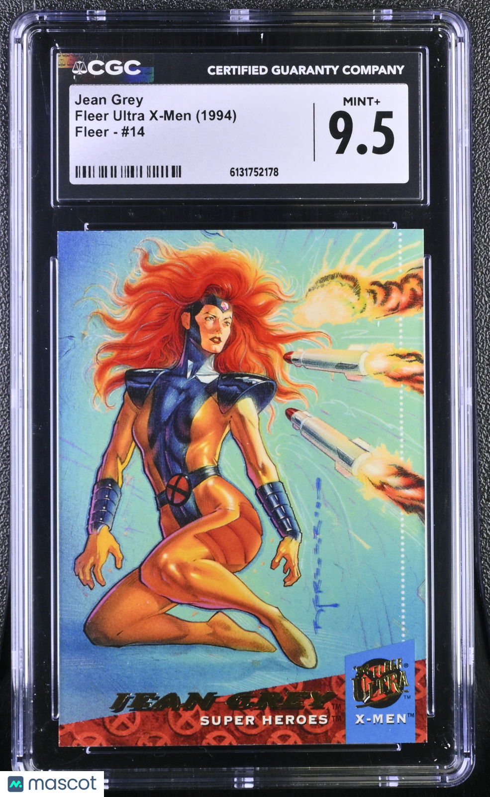 1994 Fleer Ultra X-Men Jean Grey #14 CGC 9.5