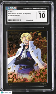 2020 Wafer Cards One Piece Wafers PT.6 Sabo #6-08 CGC 10