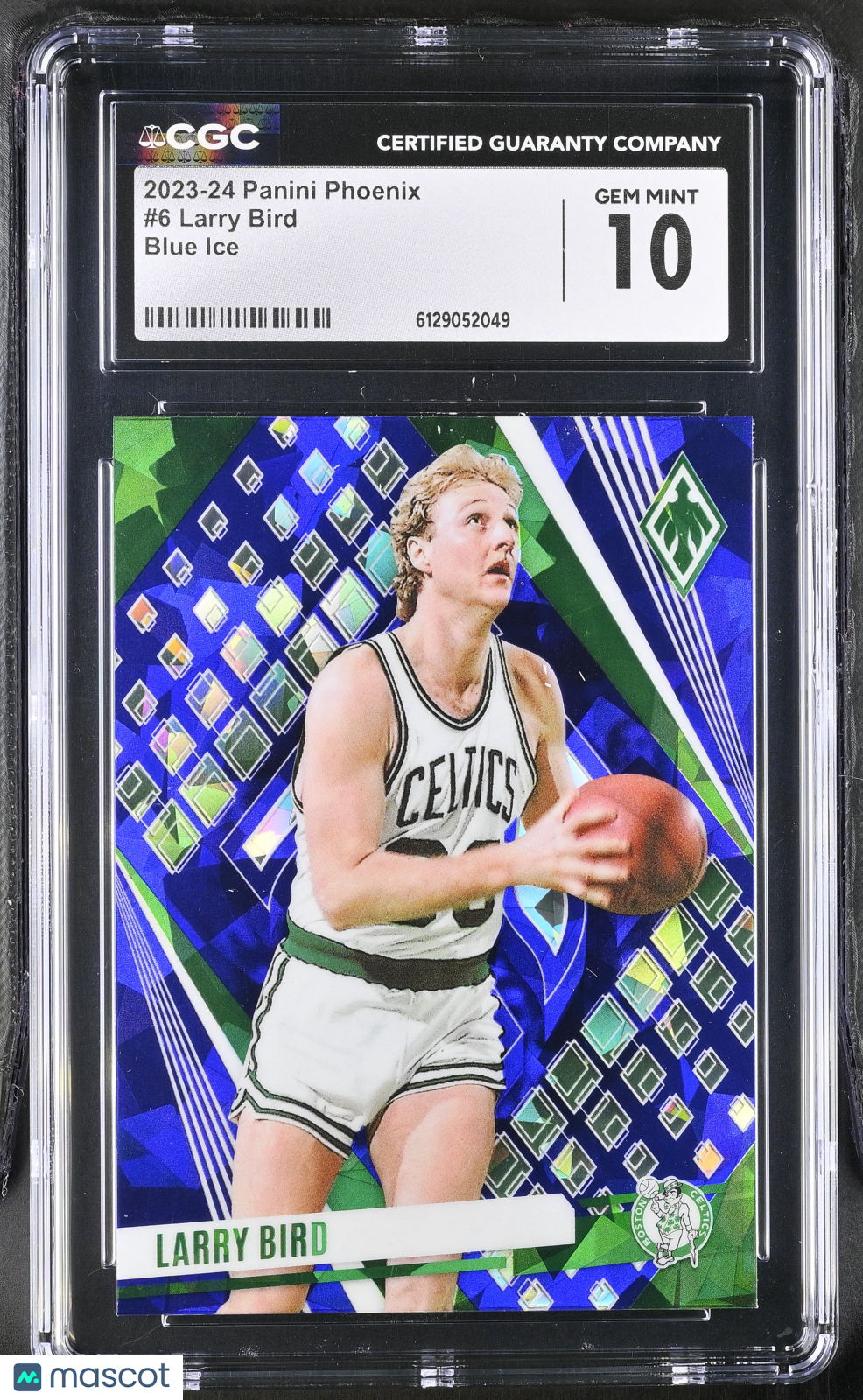 2023-24 Panini Phoenix Larry Bird Blue Ice #6 CGC 10 Boston Celtics