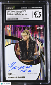 2025 Topps Universe WWE Michelle McCool Universe Autographs #UNA-MCC CGC 9.5