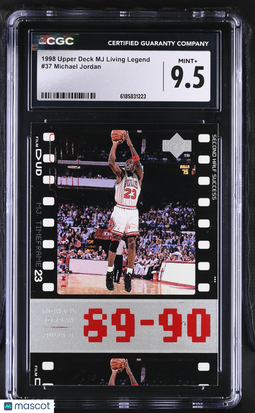 1998 Upper Deck MJ Living Legend Michael Jordan #37 CGC 9.5 Chicago Bulls