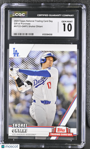 2024 Topps National Trading Card Day Shohei Ohtani #NTCD-GWP2 CGC 10 Dodgers