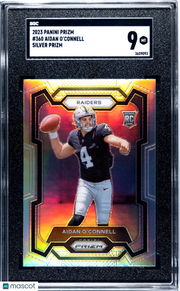 2023 Panini Prizm Aidan O'connell Silver #360 SGC 9