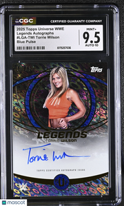 2025 Topps Universe WWE Torrie Wilson Blue /199 Legends Auto #LGA-TWI CGC 9.5