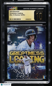 2025 Bowman Konnor Griffin Rookie Greatness Loading #13 CGC 10 Pristine Pirates