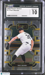 2024 Panini Select Paul Skenes Rookie #1 CGC 10 Pittsburgh Pirates