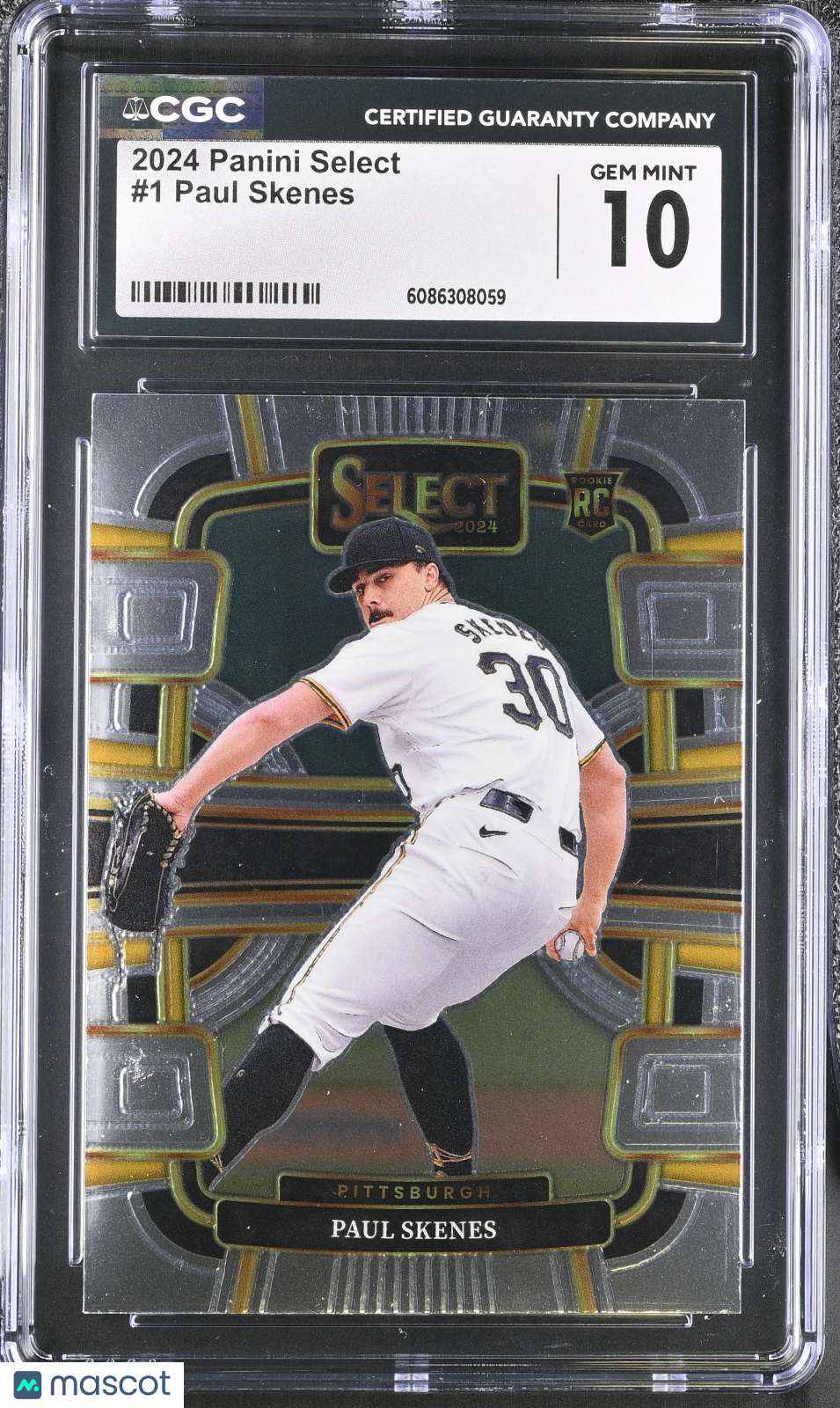 2024 Panini Select Paul Skenes Rookie #1 CGC 10 Pittsburgh Pirates