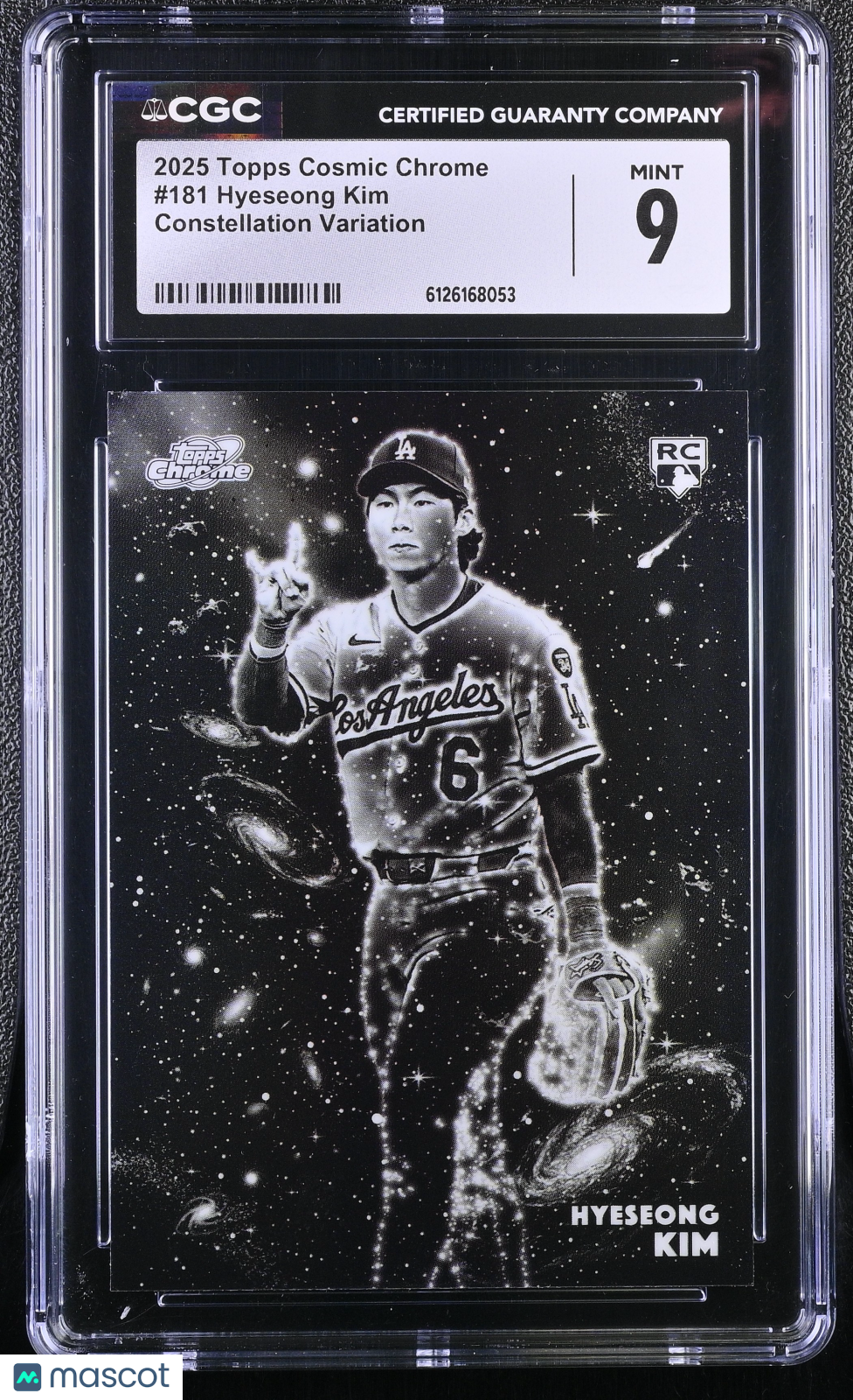 2025 Topps Cosmic Chrome Hyeseong Kim Constellation Rookie #181 CGC 9 Dodgers