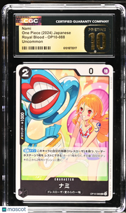 2024 One Piece Royal Blood Nami Japanese CGC 10 #OP10-088 Pristine