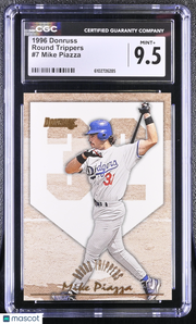 1996 Donruss Mike Piazza /5000 Round Trippers #7 CGC 9.5 Los Angeles Dodgers