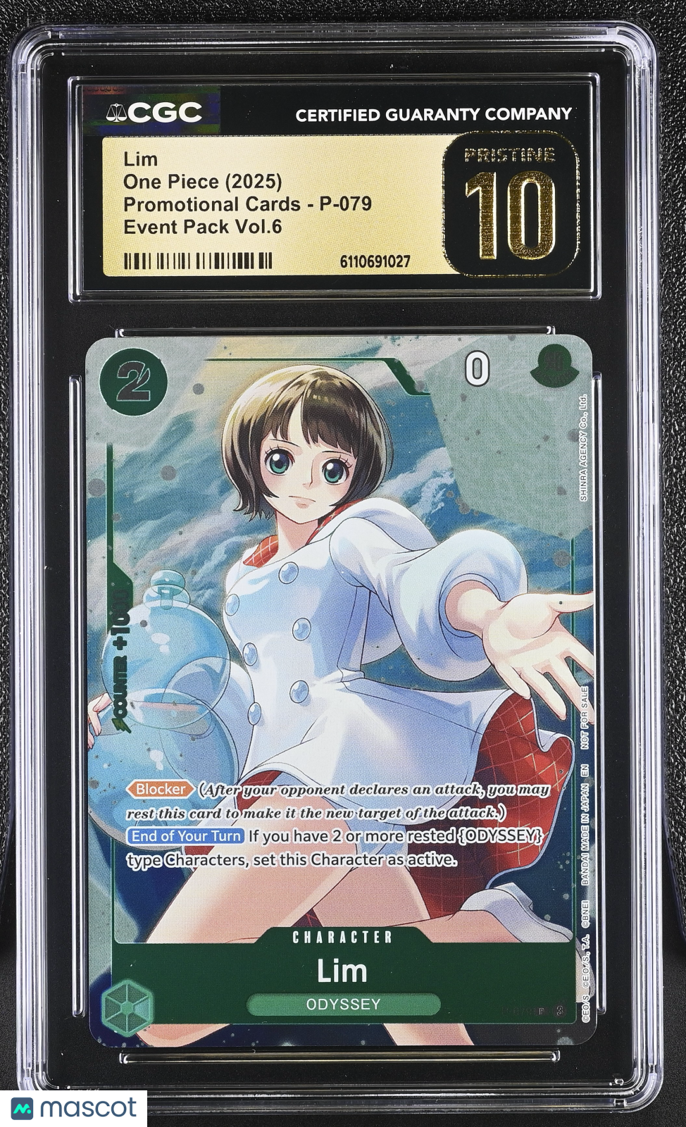 2025 One Piece Promotional Cards Lim Event Pack Vol.6 CGC 10 #P-079 Pristine