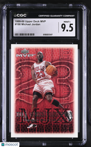 1999-00 Upper Deck MVP Michael Jordan #198 CGC 9.5 Chicago Bulls