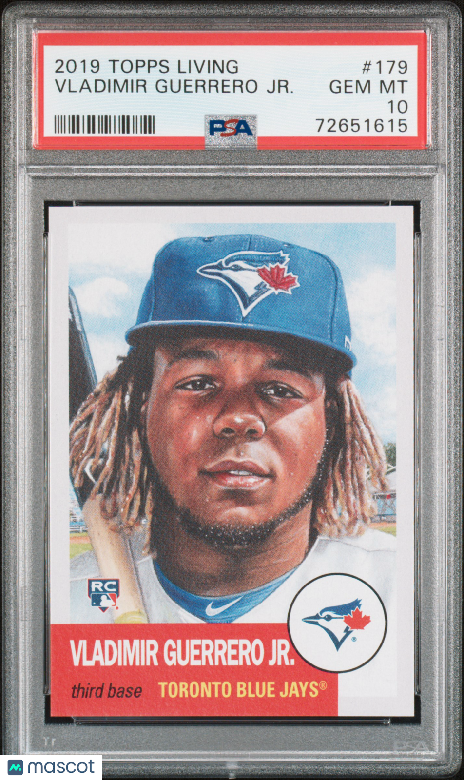 2019 Topps Living Vladimir Guerrero JR. Rookie #179 PSA 10 Toronto Blue Jays