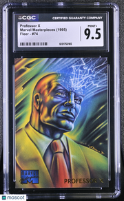 1995 Fleer Marvel Masterpieces Professor X #74 CGC 9.5