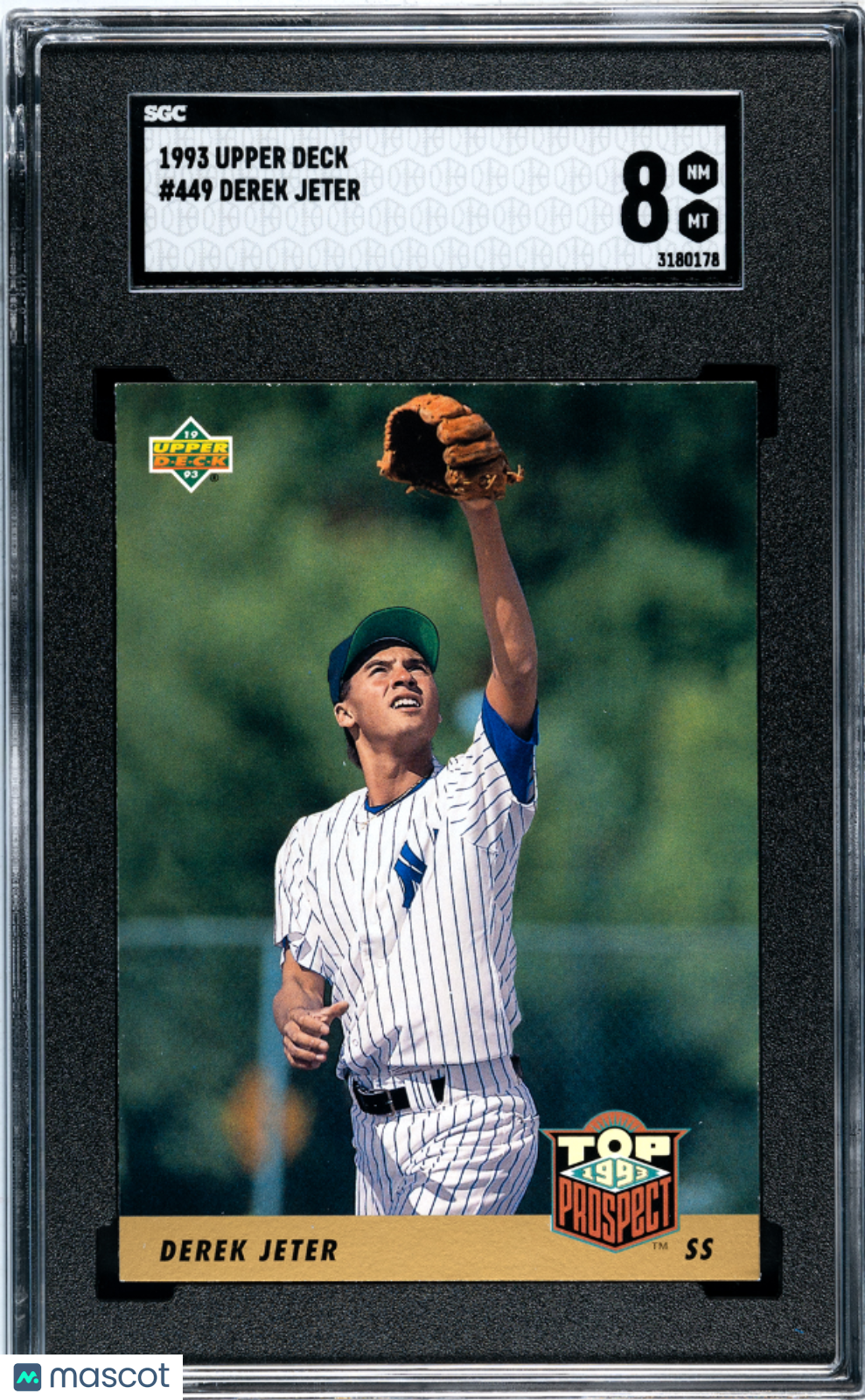 1993 Upper Deck Derek Jeter #449 SGC 8