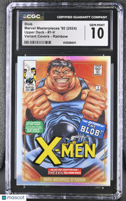 2024 Upper Deck Marvel Masterpieces '92 Blob #1-V Variant Covers Rainbow CGC 10