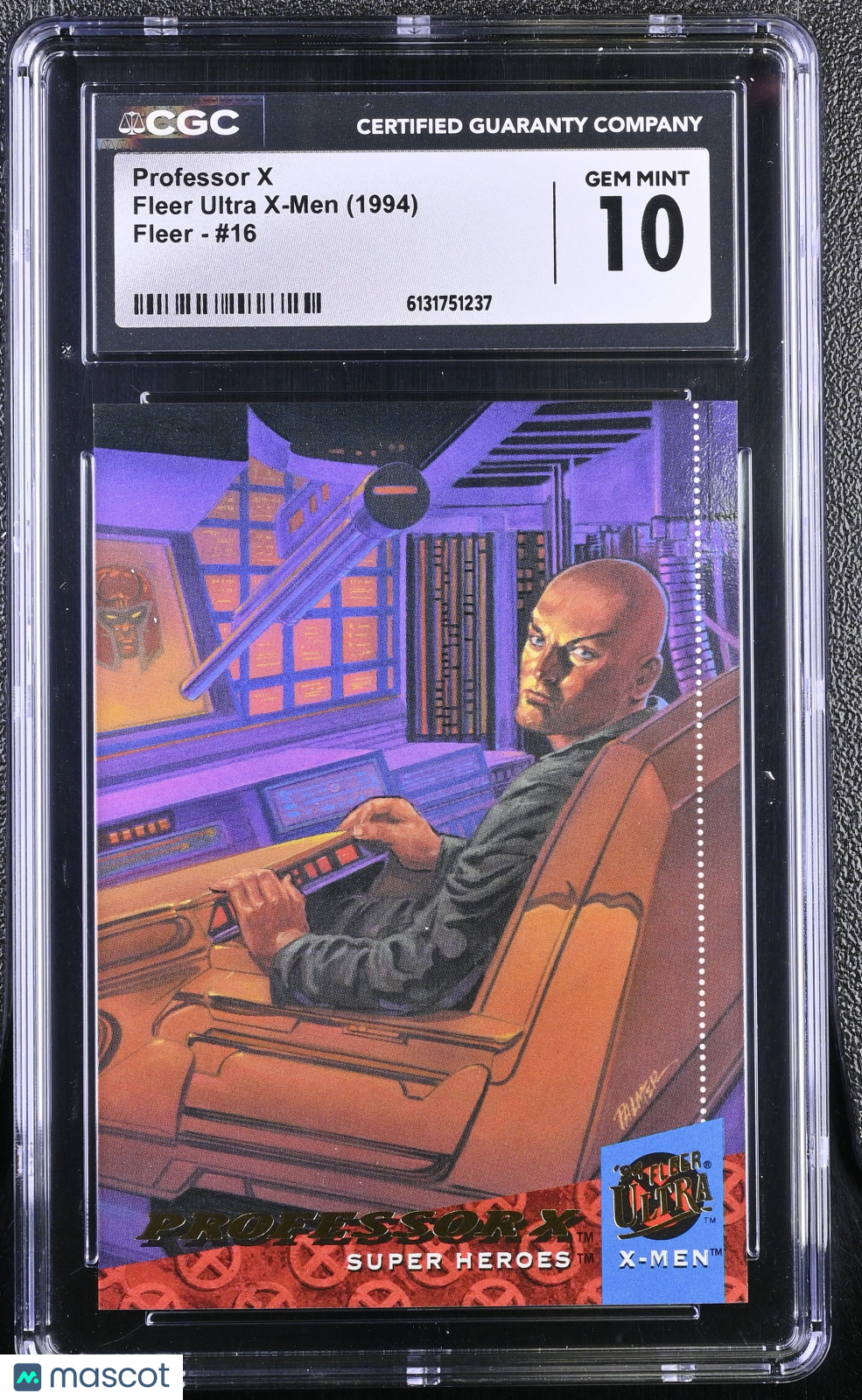 1994 Fleer Ultra X-Men Professor X #16 CGC 10