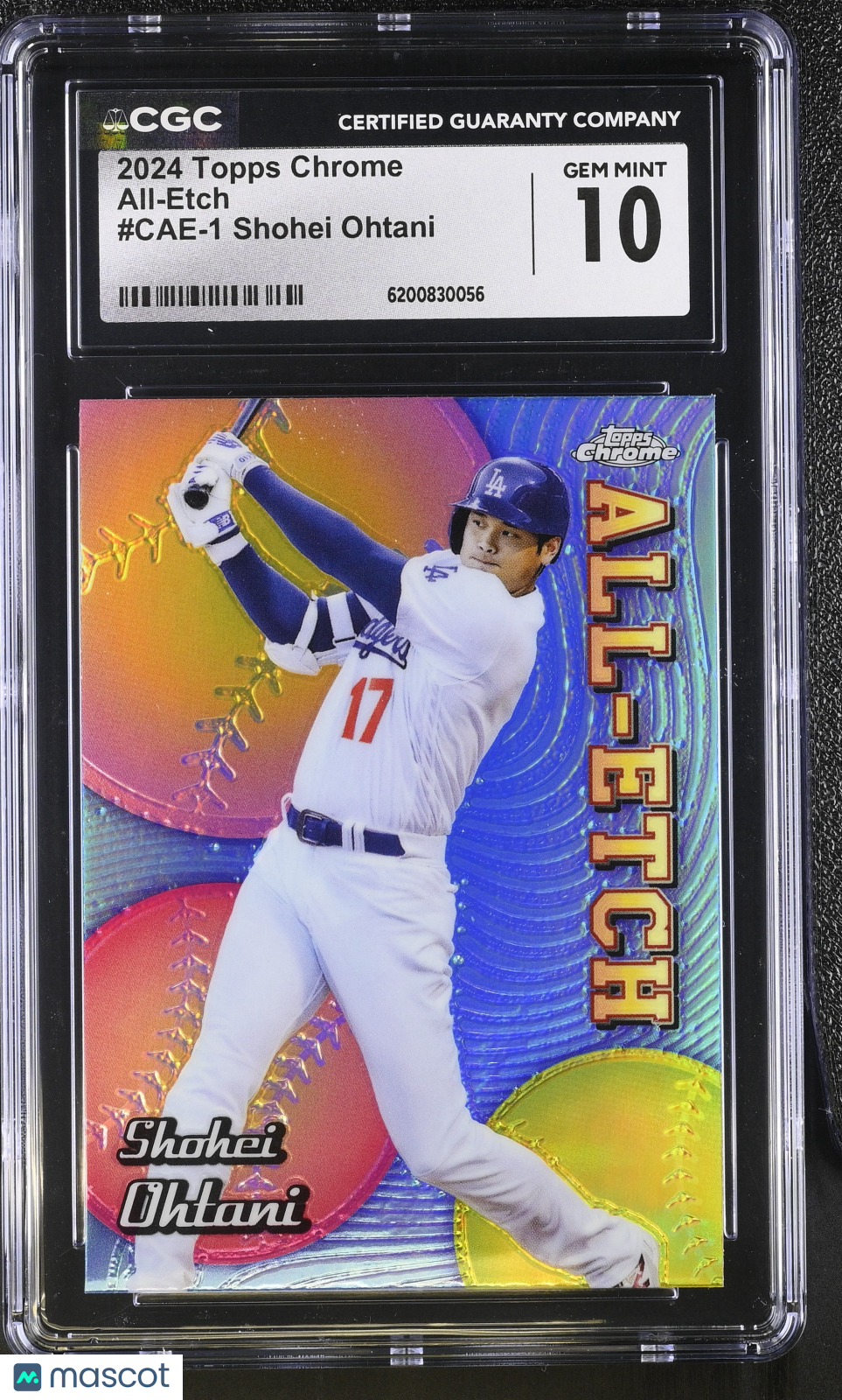 2024 Topps Chrome Shohei Ohtani All-Etch #CAE-1 CGC 10 Los Angeles Dodgers