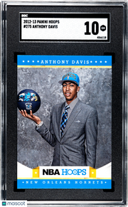 2012 Panini Hoops Anthony Davis #275 SGC 10 Charlotte Hornets