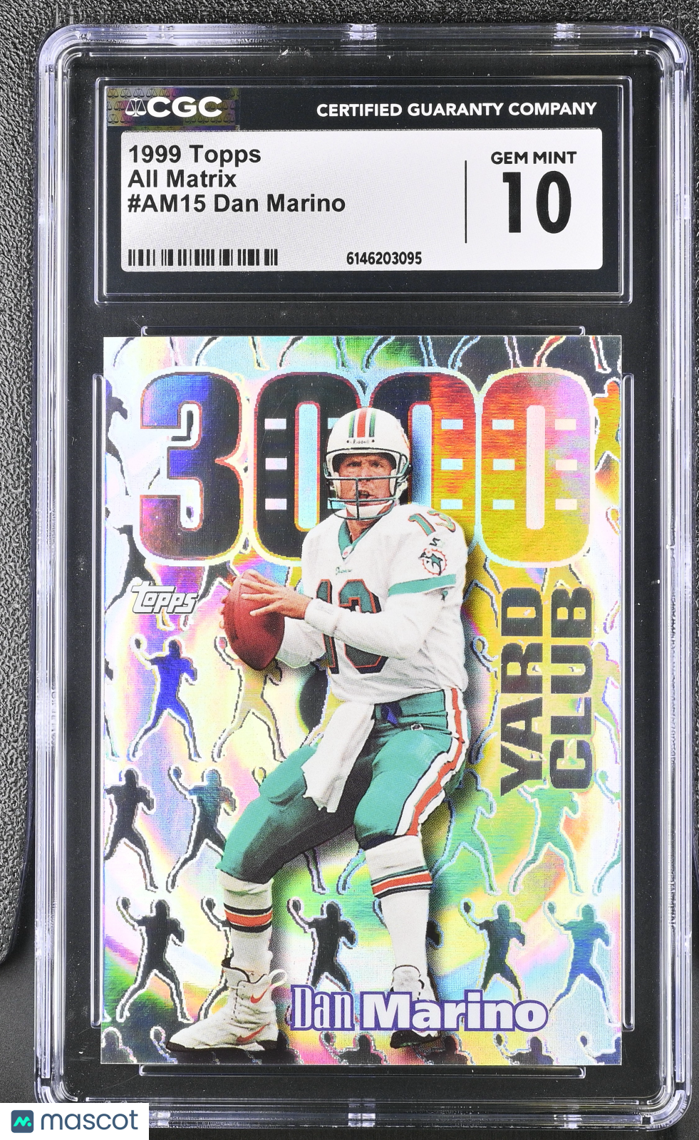1999 Topps Dan Marino All Matrix #AM15 CGC 10 Miami Dolphins