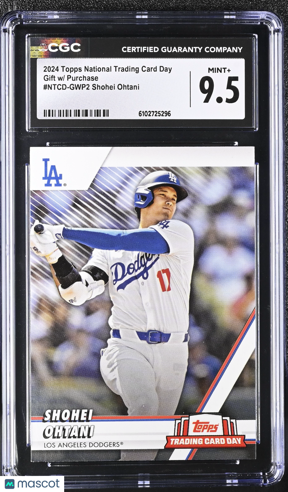 2024 Topps National Trading Card Day Shohei Ohtani #NTCD-GWP2 CGC 9.5 Dodgers