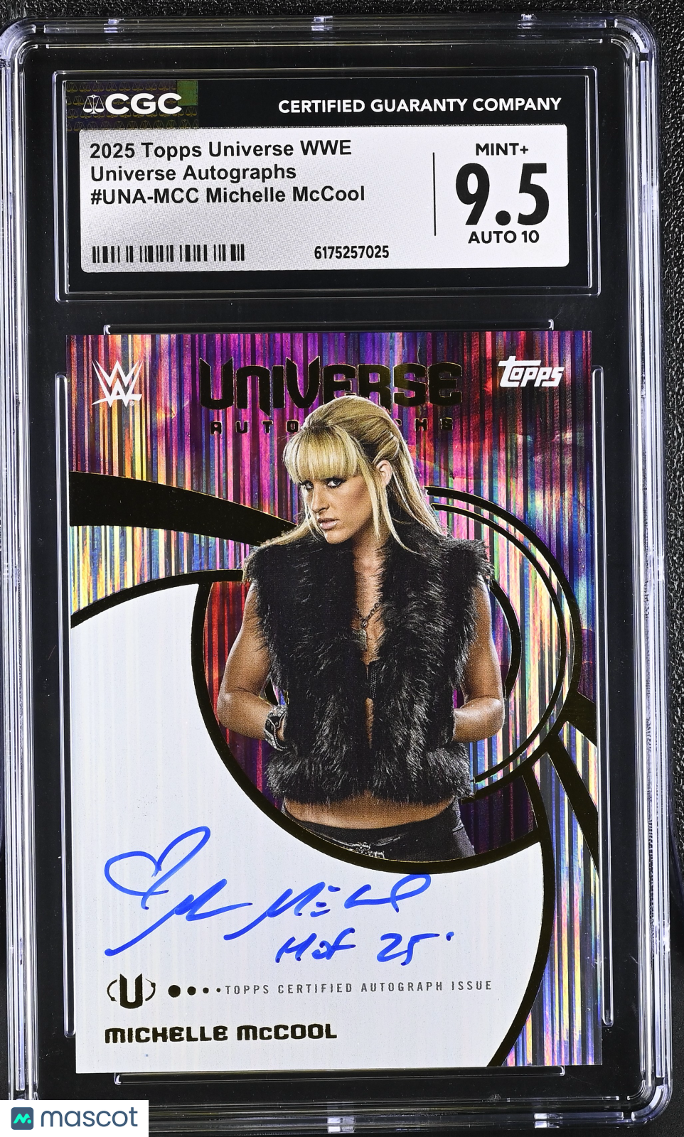 2025 Topps Universe WWE Michelle McCool Universe Autographs #UNA-MCC CGC 9.5