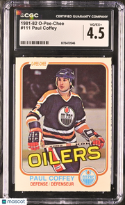 1981-82 O-Pee-Chee Paul Coffey #111 CGC 4.5 Edmonton Oilers
