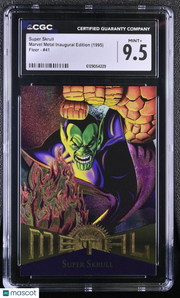 1995 Fleer Marvel Metal Inaugural Edition Super Skrull #41 CGC 9.5