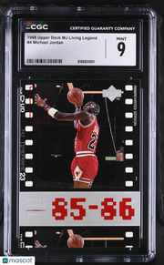 1998 Upper Deck MJ Living Legend Michael Jordan #4 CGC 9 Chicago Bulls