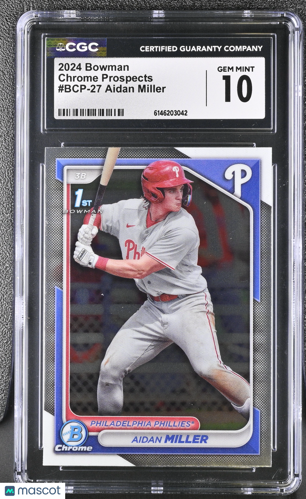 2024 Bowman Aidan Miller Chrome Prospects #BCP-27 CGC 10