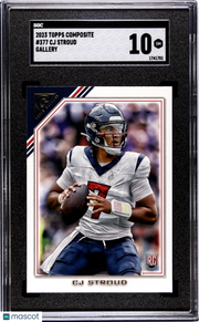 2023 Topps Composite CJ Stroud Gallery Rookie #377 SGC 10 Houston Texans
