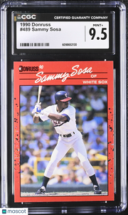 1990 Donruss Sammy Sosa #489 CGC 9.5