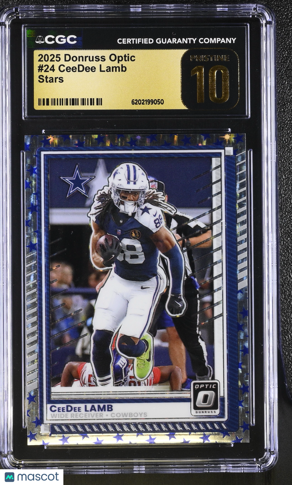 2025 Donruss Optic CeeDee Lamb Stars #24 CGC 10 Pristine Cowboys