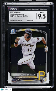 2025 Bowman Konnor Griffin Chrome Prospects #BCP-86 CGC 9.5