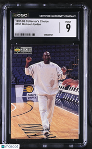 1997-98 Collector's Choice Michael Jordan #391 CGC 9 Chicago Bulls