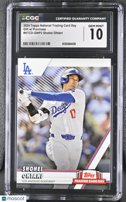 2024 Topps National Trading Card Day Shohei Ohtani #NTCD-GWP2 CGC 10 Dodgers