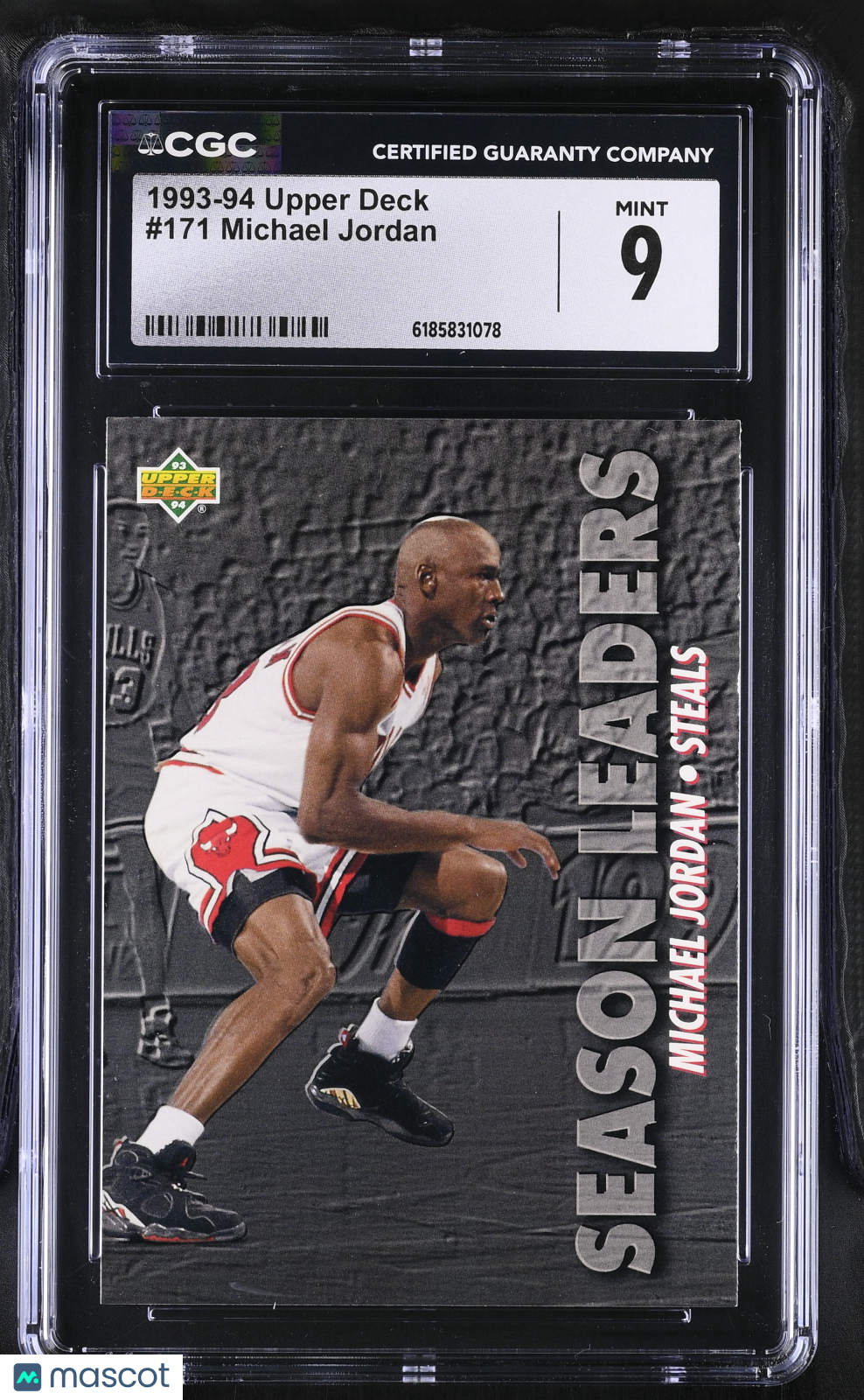 1993-94 Upper Deck Michael Jordan #171 CGC 9 Chicago Bulls