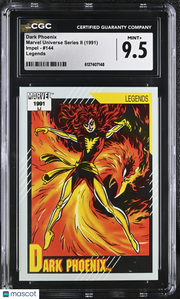 1991 Impel Marvel Universe Series II Dark Phoenix #144 Legends CGC 9.5