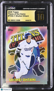 2026 Topps Shohei Ohtani Titans of the Game #TOG-1 CGC Pristine 10 LA Dodgers