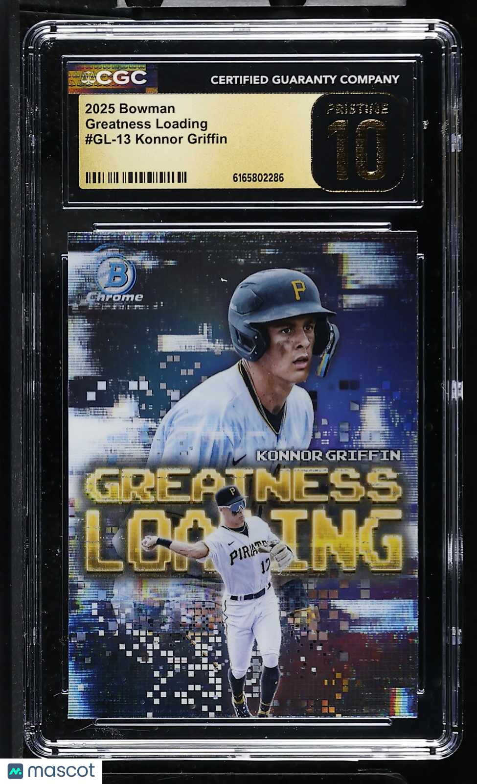 2025 Bowman Konnor Griffin Rookie Greatness Loading #13 CGC 10 Pristine Pirates